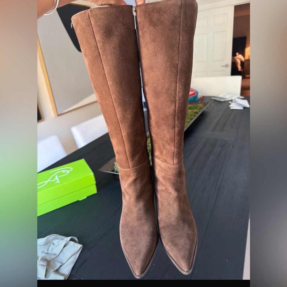 Steve Madden Brown Suede Over-the-Knee Boots